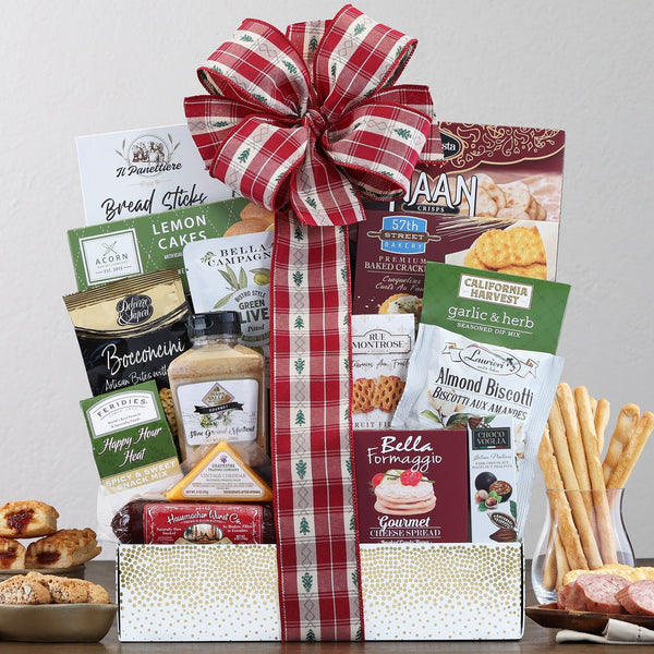 Tempting Cheese Delights: Gourmet Gift Basket