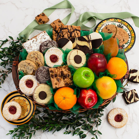 Orchard & Oven: Bakery & Fruit Gift Basket
