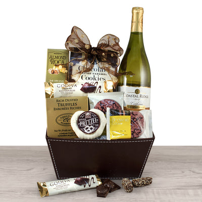 Costal Ridge Chardonnay Chocolate & Wine Basket