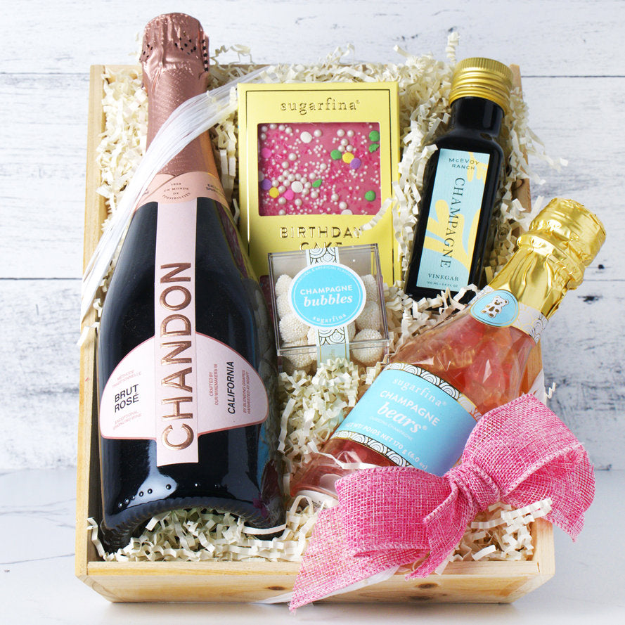 Pink Perfection: Birthday Bubbly & Treats Crate