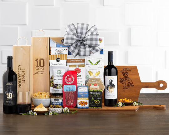 Messi Champion's Reserve: Red Wine & Gourmet Gift Set