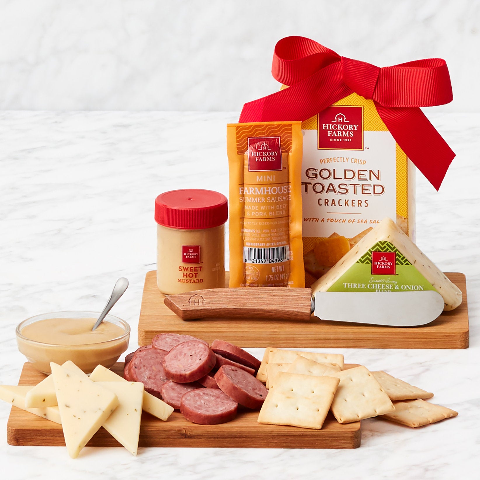 Hickory Farms Cheese & Crackers with Cutting Board