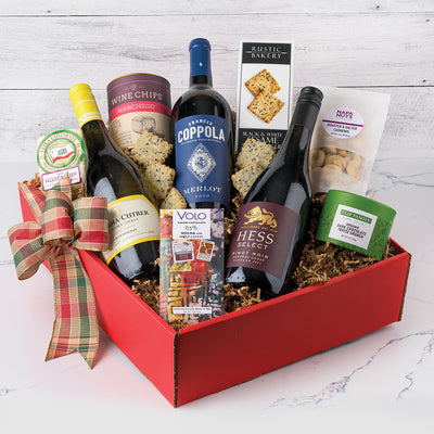 Wine Trio Extravaganza: Holiday Gift Box