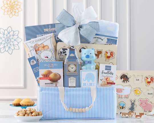 Bundle of Joy: Baby Boy Gift Basket