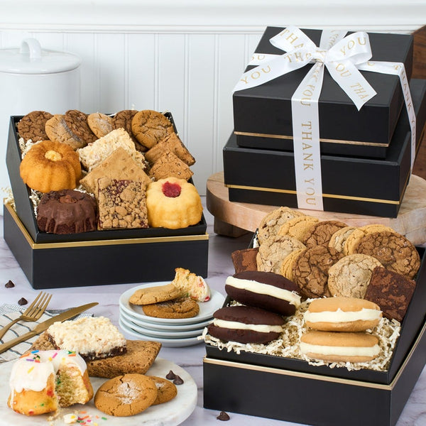Sweet Gratitude: Bakery Gift Tower - Premium
