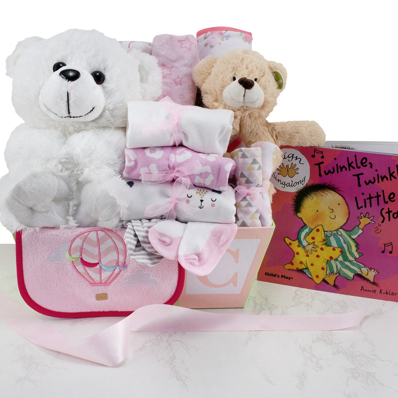 Twinkle, Twinkle: Baby Girl Gift Basket