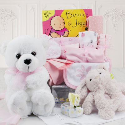 It's a Girl Baby Girl Gift Basket