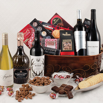 Luxury Vineyard Experience Gourmet Wine Basket