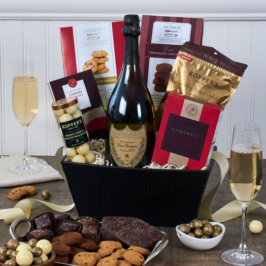 Luxe Celebration: Champagne & Truffles Gift Basket