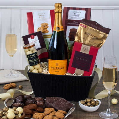 Luxe Celebration Champagne & Truffles Gift Basket