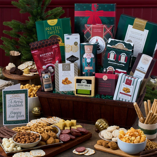 Holiday Celebration: Christmas Gift Basket Deluxe