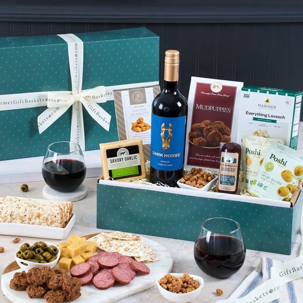 Red Wine Romance: Wine Gift Basket
