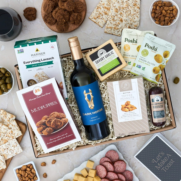 Red Wine Romance: Wine Gift Basket