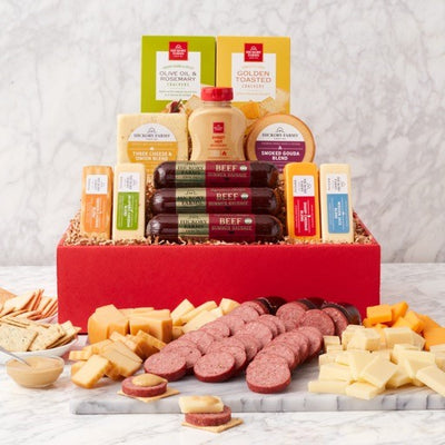 Party Favorites: Gourmet Cheese & Meat Gift Box