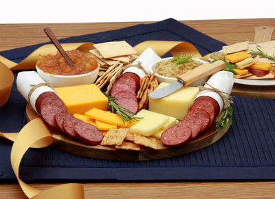 Classic Epicurean Meat & Cheese Charcuterie Board - meat and cheese gift baskets