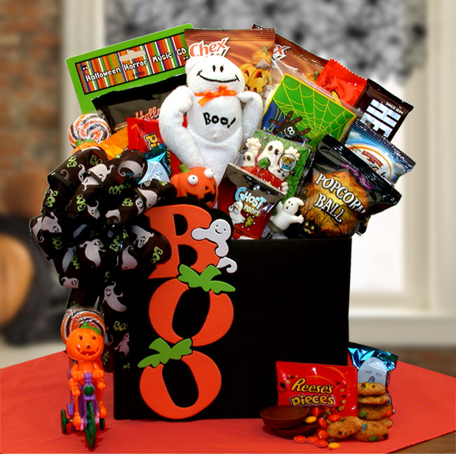 Boo To You Happy Halloween Gift Box- halloween gift basket