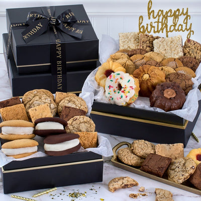 Birthday Celebration: Bakery Gift Tower - Premium