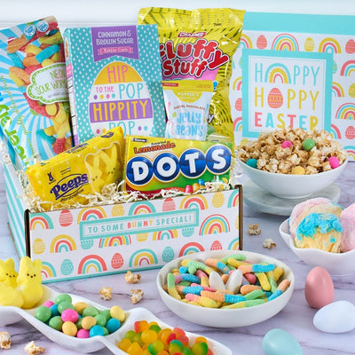 Happy Easter Candy Care Package Rainbow