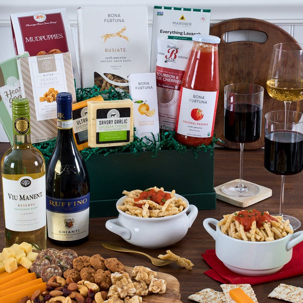 Tuscan Table: Italian Wine & Gourmet Gift Basket
