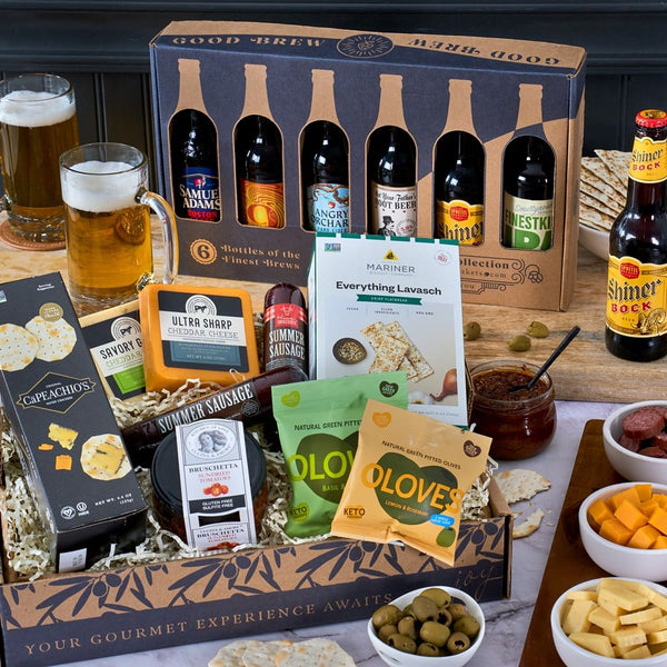 Craft Brew Collection: Beer & Snacks Gift Box