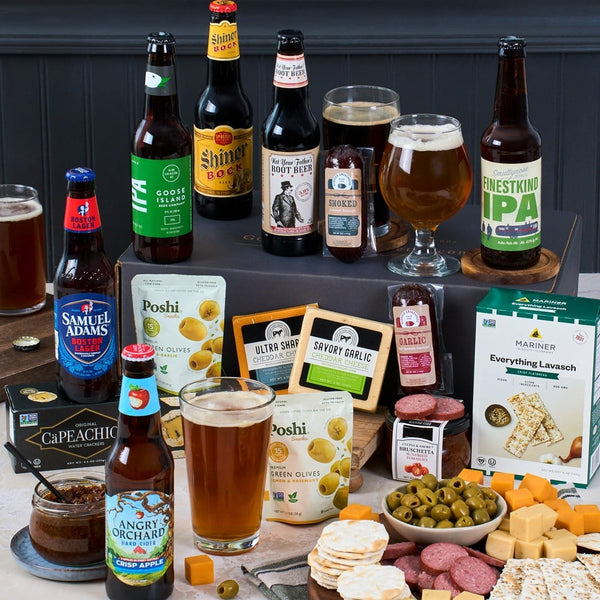 Craft Brew Collection: Beer & Snacks Gift Box