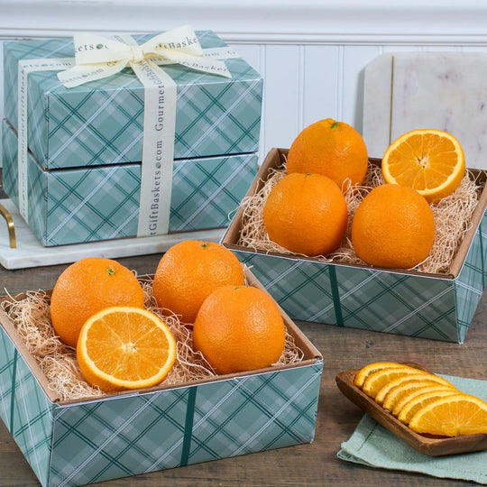 Citrus Sunshine: Fresh Oranges Gift Tower