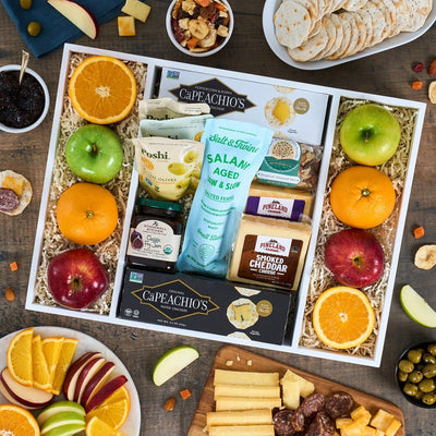 Artisan Harvest: Fruit & Charcuterie Gift Crate