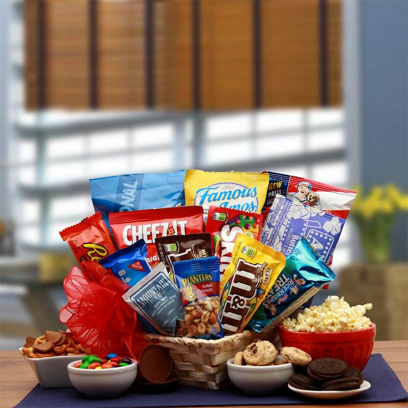 Favorite Snacks Gift Basket - snack gift basket