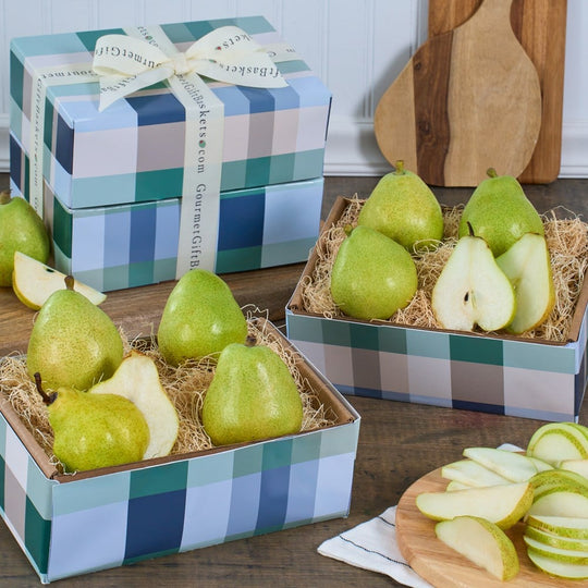 Orchard Elegance: Pear Gift Tower