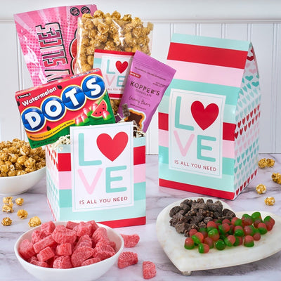 Sweets For My Valentine Popcorn And Candy Gift