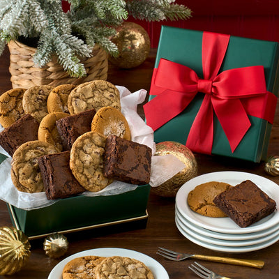 Tis The Season Cookie and Brownie Bakery Gift Box - Small