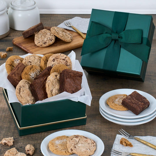 Tis The Season Cookie and Brownie Bakery Gift Box - Small