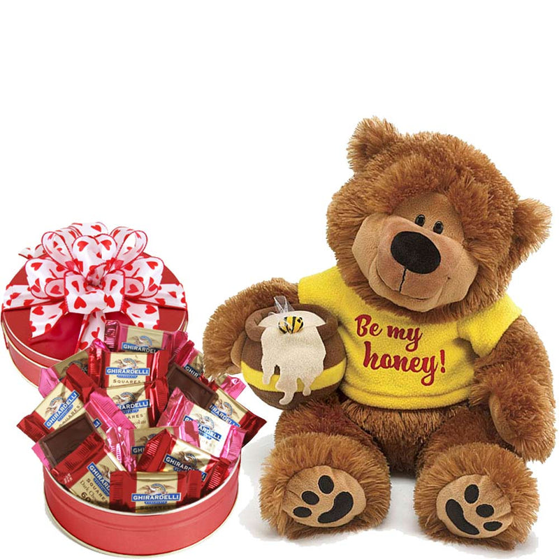 Be My Honey Bear & Chocolates Gift Set