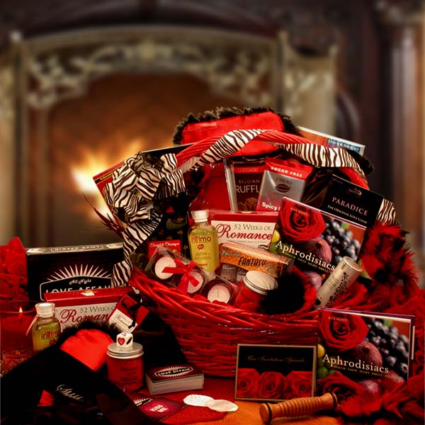 Naughty Nights Couples Romantic Gift Basket