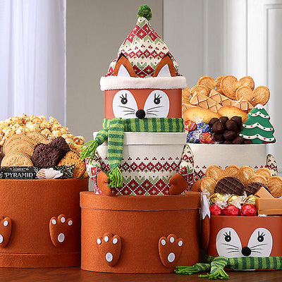 Winter Fox: Holiday Gift Tower