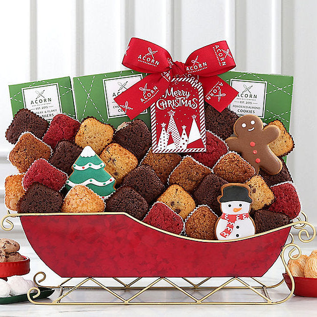 Christmas Sleigh Delights: Cookie & Brownie Assortment