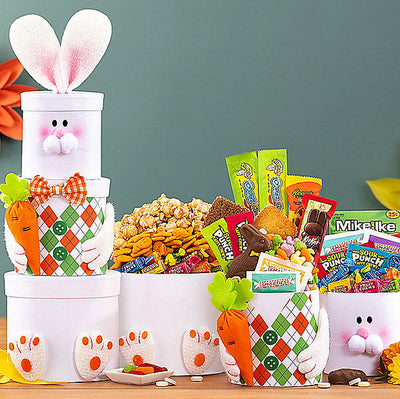 Easter Bunny Surprise Easter Gift Tower
