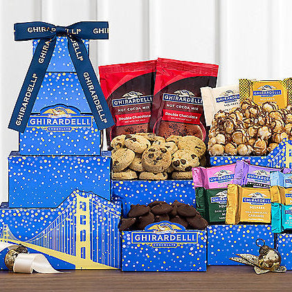 Ghirardelli Chocolate: Gourmet Gift Tower