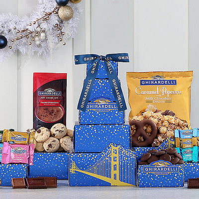 Ghirardelli Chocolate Gourmet Gift Tower