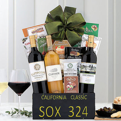 California Classic Trio: Wine Gift Basket