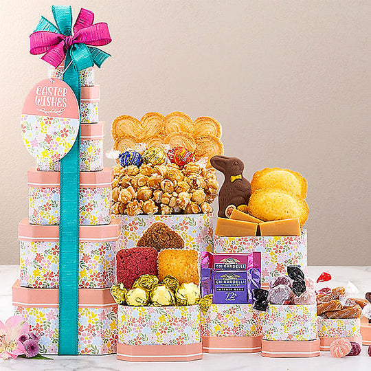 Springtime Delights: Gift Tower