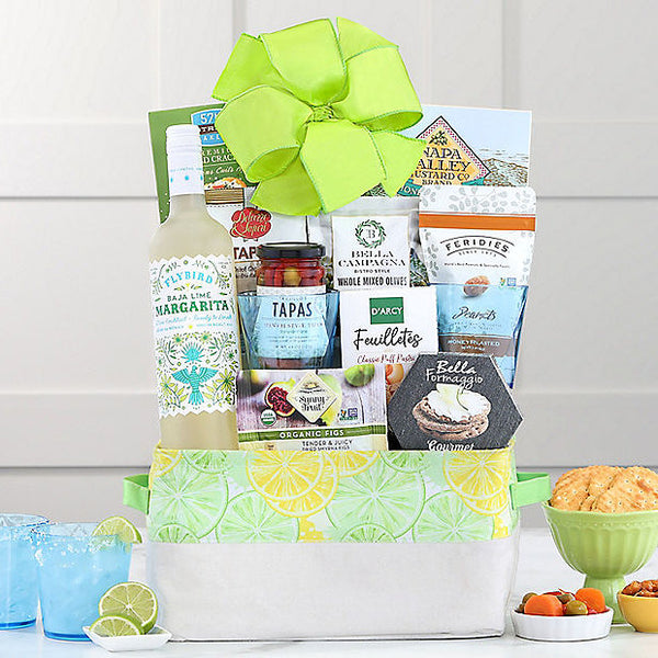 It's Margarita Time: Cocktail Gift Basket