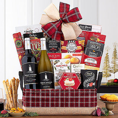 Robert Mondavi Private Selection Duet: Wine Gift Basket