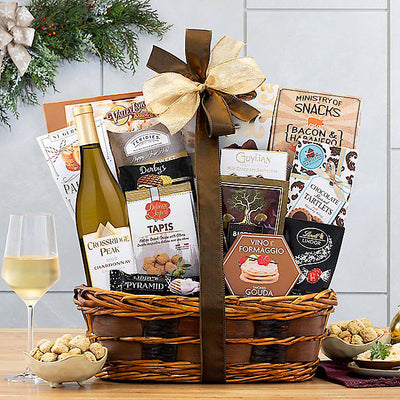 Crossridge Peak Chardonnay: Wine Gift Basket