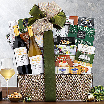 Callister Cellars Duet: Gourmet Wine Basket