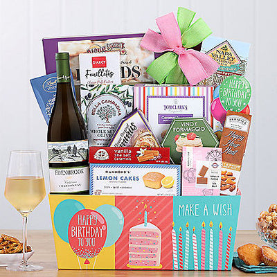 Edenbrook Chardonnay: Birthday Gift Basket