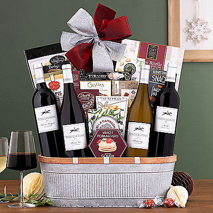 Steeplechase Vineyards Quartet: Gourmet Wine Basket