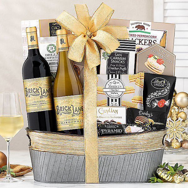 Brick Lane California Duet: Wine Gift Basket