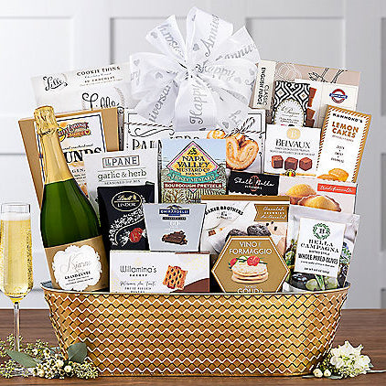 Sparkling Surprise: Anniversary Champagne Gift Basket