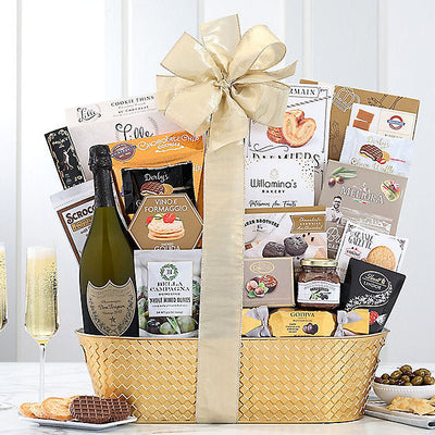 Dom Perignon Premium Champagne Basket